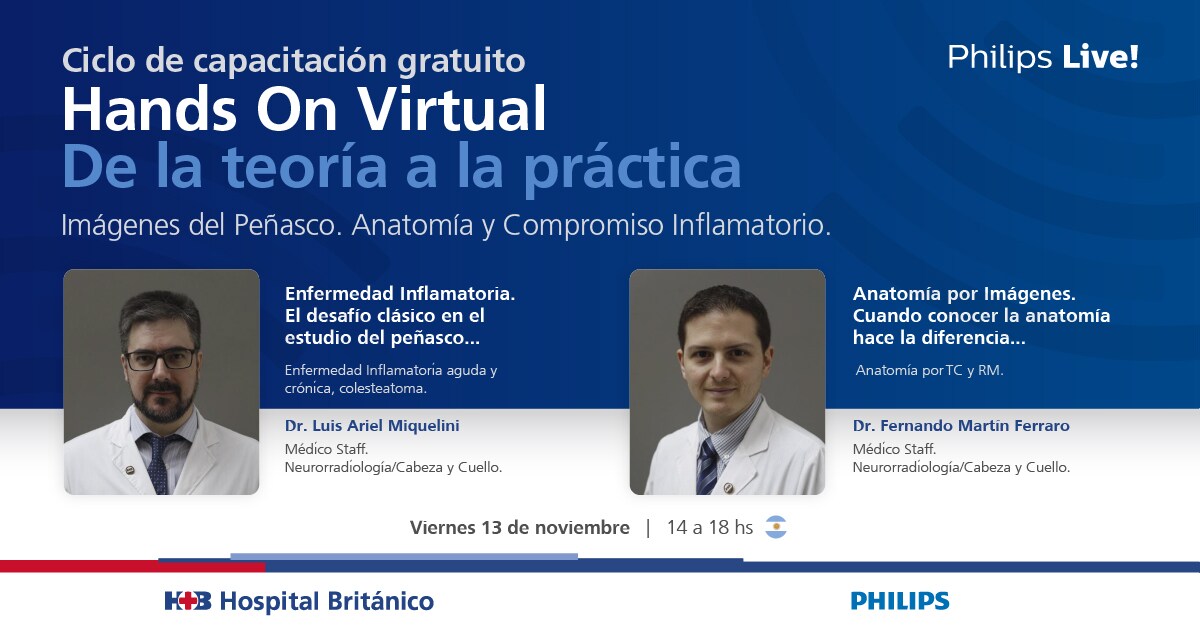 Hands On Virtual - Imágenes del Peñasco. Anatomía y Compromiso Inflamatorio