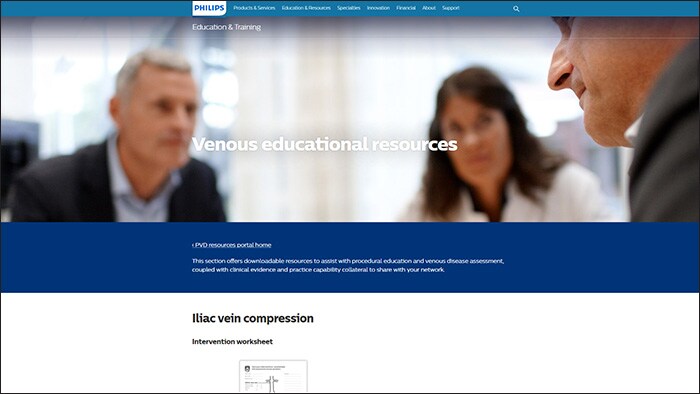 Portal educativo del sistema venoso