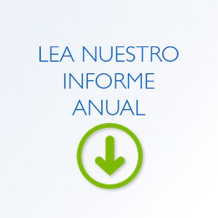 una flecha verde y texto azul