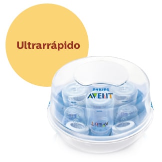 Esterilizador a vapor para microondas Philips Avent rápido