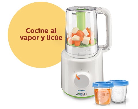 Máquinas para preparar alimento saludable para bebés 2 en 1 Philips Avent