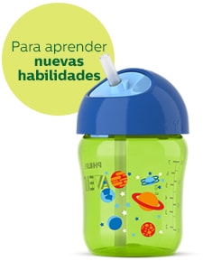 Vasos con popote Philips Avent para niños de 9 a 12 meses